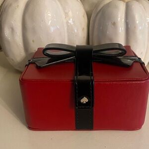BNWNT Kate Spade Red and Black Jewelry Box